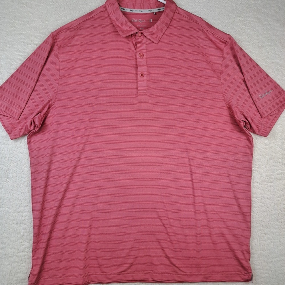 Walter Hagen 11 Golf Polo Shirt Mens Size XXL Pink